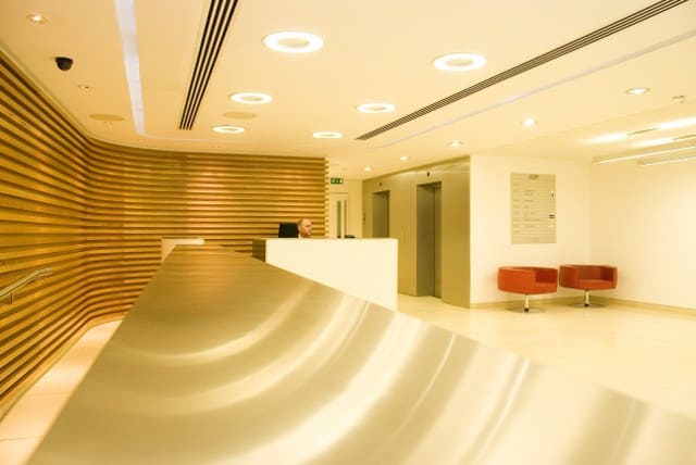Interior photographer Liverpool, hotel and reception lobby shoot by Yellow